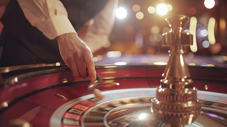 Mobile interface for Lightning Baccarat